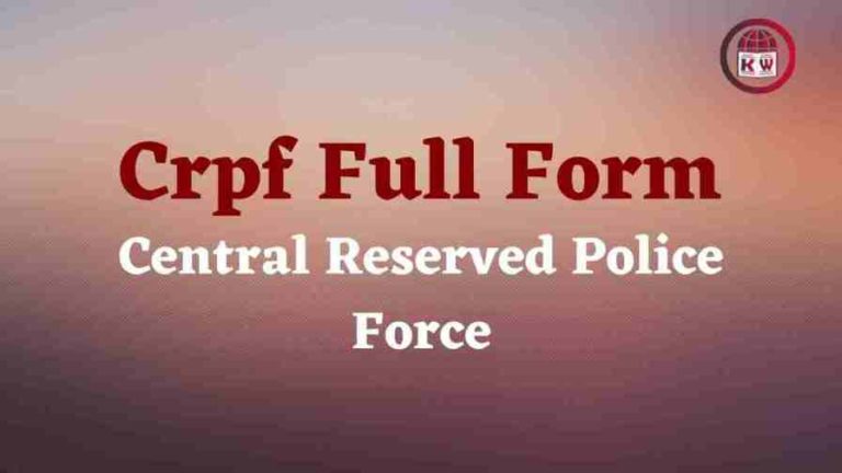 crpf full form